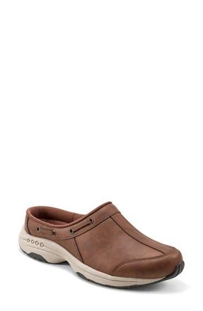 Easy Spirit Travelport Clog in Medium Brown at Nordstrom, Size 7.5