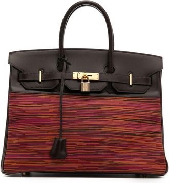 Hermès 2004 Birkin 35 tote bag - women - Calf Leather/Goat Skin - One Size - Orange