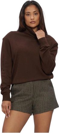 Suncoo Truien & Vesten, Dames, Bruin, XS, Phram Turtleneck