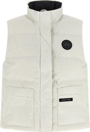 Canada Goose Legacy Freestyle Vest - Dames - Bodywarmers - Wit - XS - Leer - Jassen