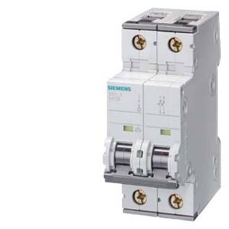 SIEMENS Interruptor Autom&aacute;tico Siemens 6 A 2 Polos Caracter&iacute;stica C