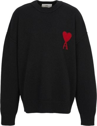 Ami Knitwear T-Shirt Black UKS838-018-009