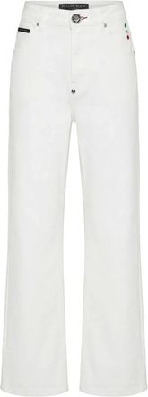 Philipp Plein Mujer, Vaqueros, Blanco, Talla: W28