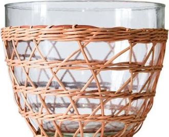 Be Home Rattan Cage Bowl in Natural - Medium at Nordstrom