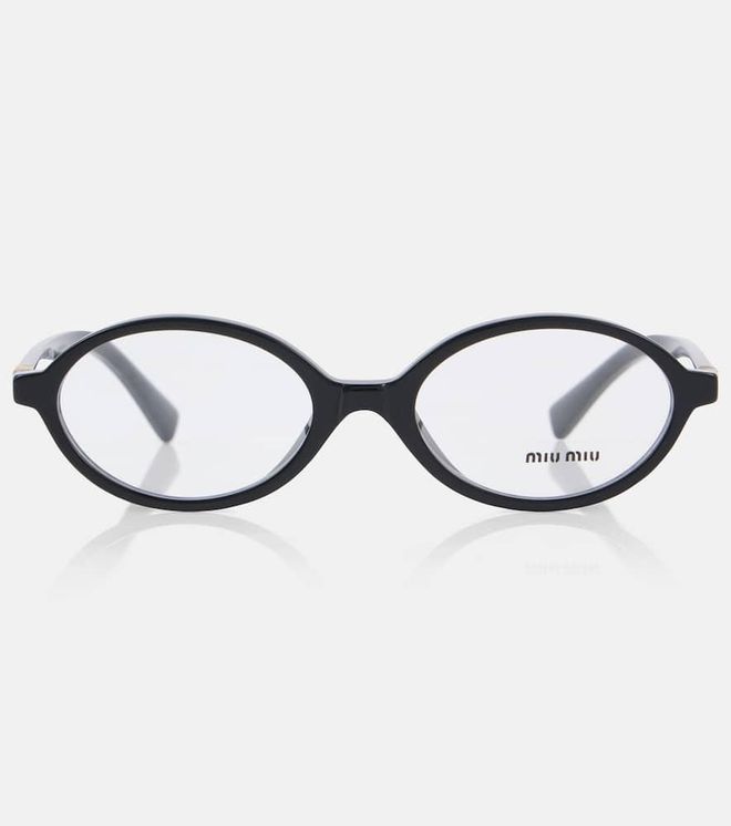 Miu Regard oval glasses