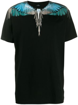 Marcelo Burlon wings T-shirt - men - Cotton - S - Black
