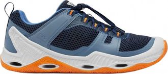 Columbia Mens Pfg Pro Sport Athletic Shoes In Navy And Orange