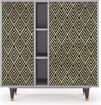 StoryZ Aparador azul 3 puertas L 94 cm