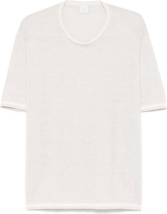 Eleventy T-shirt in maglia - Toni neutri