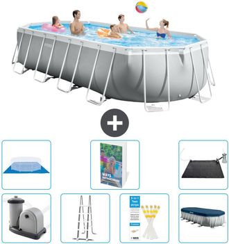 Intex Piscina Prism Frame Oval - 610x305x122 Cm - 8-piezas S562