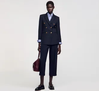 Sandro Chaqueta de sastre con doble botonadura