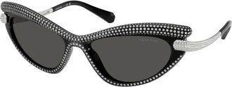 Swarovski Dames, Accessoires, Zwart, Maat: 56 MM