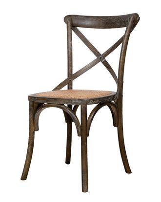 Biscottini International Biscottini - Silla Moderna De Madera 88x48x52 Cm Sillas R&uacute;sticas Silla Vintage Thonet Cocina Comedor Restaurante Bistro Marr&oacute;n Antiguo