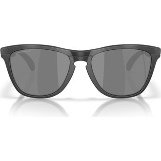 Oakley Gender Inclusive Frogskins Range XL 58mm Polarized Round Sunglasses in Mt Tort Grey Smoke at Nordstrom