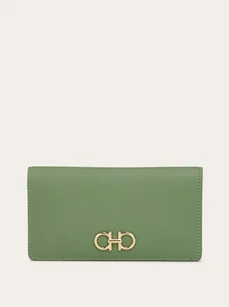 Ferragamo Women Gancini continental wallet Violet