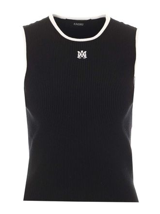 Amiri Amiri black ma knit tank top