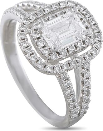 Luxury Bazaar Platinum 0.85ct Diamond Ring MF17-081226