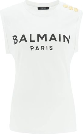 Balmain Logo Print T-shirt