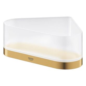 GROHE Selection Douchetray - 17x17x20x8.5cm - hoekmodel - wandmontage - brushed cool sunrise (goud)