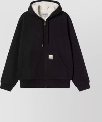Carhartt Work in Progress hooded sweat jacket featuring kangaroo pocket