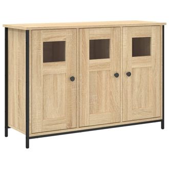 vidaXL Aparador De Madera De Ingenier&iacute;a Roble Sonoma 100x35x70 Cm Vidaxl