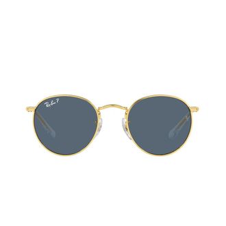 Ray-Ban Sunglasses Rj9547 S 286/2 V Junior Round Gold/Dark Blue Children Polarized