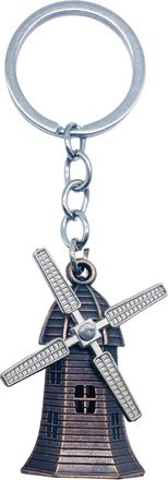 Generic Windmill Key Chain - Antique Dutch Windmill Key Chain With Loop Pendant | Vintage Windmill Shape Key-ring, Unique Windmill Key Holder, Fashion Jewelry