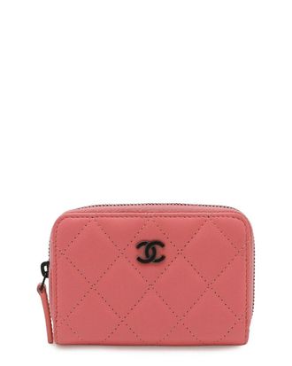 Chanel Matelass&eacute; Coco Mark Coin Purse (Authentic Pre-Loved)