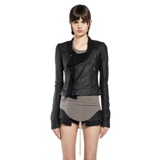 Rick Owens Scarf Biker Jacket