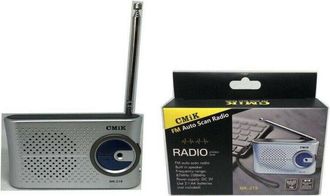 Trade Shop Trade Shop - Mini Radio Fm Mk-219 Radiolina Lettore Stereo Auto Scan Portatile