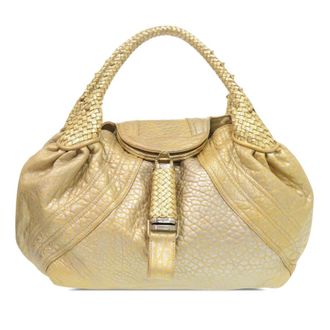 Fendi Pre-owned Fendi Bimetal Nappa Spy Hobo Ladies KXUX54VP2Q1NLOE6