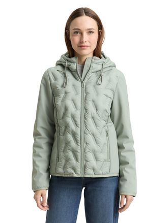 Tom Tailor Steppjacke TOM TAILOR, Damen, Gr. XXL, gleam jade gr&uuml;n, Steppware, Obermaterial: 100% Polyester. Futter: 100% Polyester, unifarben, regular fit normal