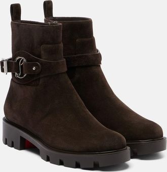 Christian Louboutin Dianouchette suede ankle boots