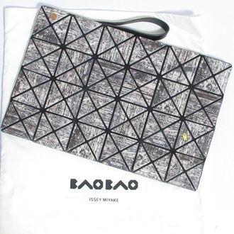 Issey Miyake Nylon Polyester Elastane Brass Clutch Bag (Pre-Owned)