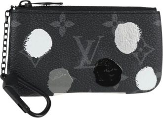 Louis Vuitton Pre-owned Bags, female, Black, Size: ONE SIZE Pre-owned Canvas Wallet