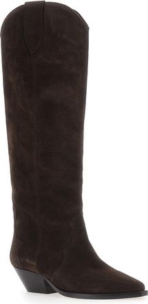 Isabel Marant Womens Boots Denvee Suede Brown