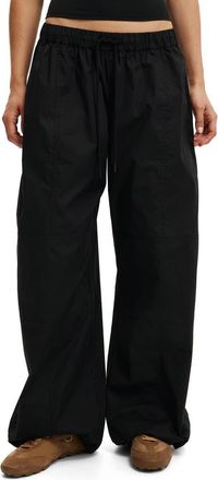 Cotton On Womens Jackson Utility Pant in Black at Nordstrom, Size 12