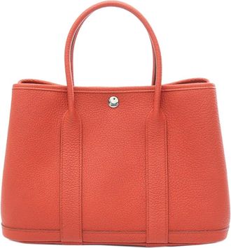 Herm&egrave;s Borsa tote Garden Party 30 in pelle Negonda 2022 - Marrone