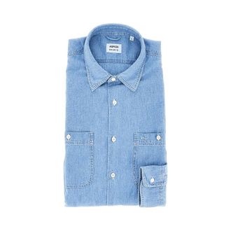 Aspesi New C Slim cotton denim shirt Man M