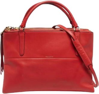 Coach Pre-owned Handbags, female, Red, Size: ONE SIZE Pre-owned Leather Handbag