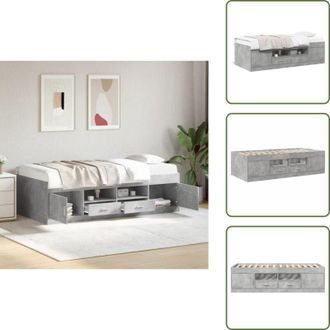 vidaXL Letto con doghe - vidaXL Divano Letto con Cassetti senza Materasso 90x200 cm - Letto con cassetti in legno