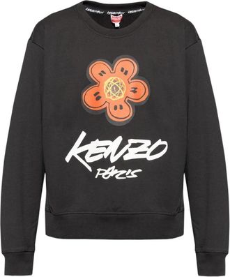 Kenzo Futura Classic Sweatshirt - Heren - Sweatshirts - Zwart - S - Katoen - Hoodies & sweatvesten