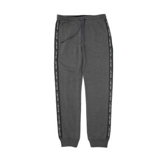 Calvin Klein Mens Athleisure Jogger With Logo Taping In Steel Gray Heather