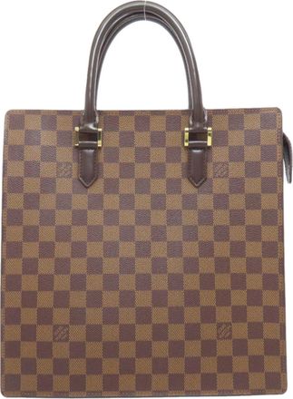 Louis Vuitton Damier Damier Canvas Ebene Damier Canvas Tote Bag (Pre-Owned)