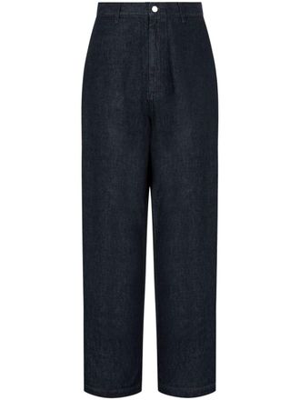 STUDIO TOMBOY curved jeans - men - Cotton/Fabric/Polyester - L - Blue