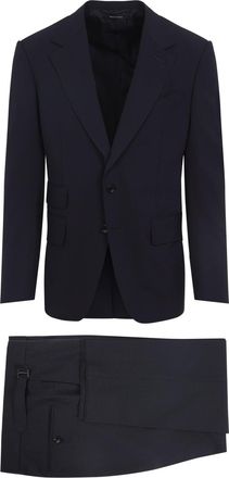 Tom Ford Blue Wool Suit-Uomo