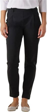 JapanTKY Slim-fit Broek - Dames - Slim Fit Broeken - Zwart - XL - Leer - Broeken