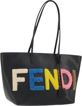 Fendi Pre-owned Tote Bags, female, Black, Size: ONE SIZE Pre-owned Vintage Tote Bag