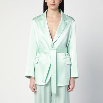 Semicouture Giacca Christiana verde acqua