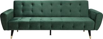 Concept Usine Sofá 3 plazas terciopelo verde